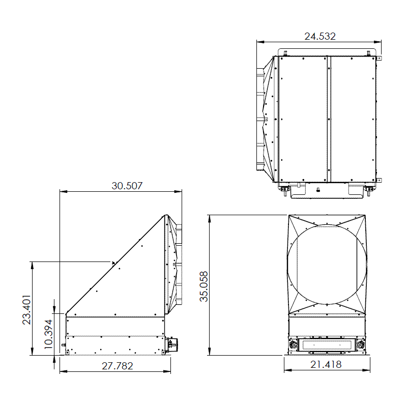 PAL14-RLCA on top of PAL damper dimensions. PAL damper not included.