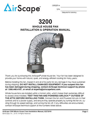 Sierra 3200 Installation and Operation Manual
