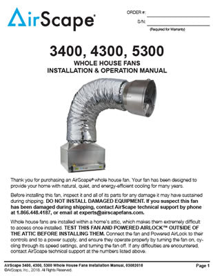Sierra Installation and Operation Manual