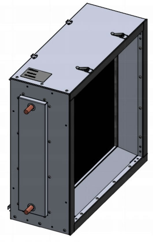 Cased Hot Water Coil CB-MA-2-1