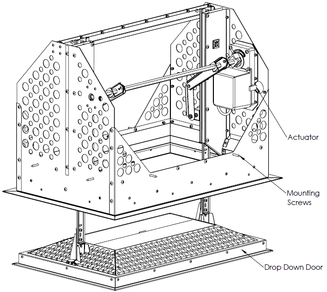 LiftLock 1700 door insert drawing
