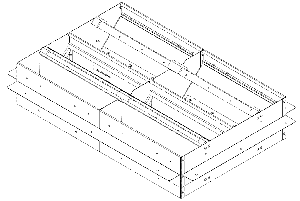 Ventura 1700 gravity damper insert drawing